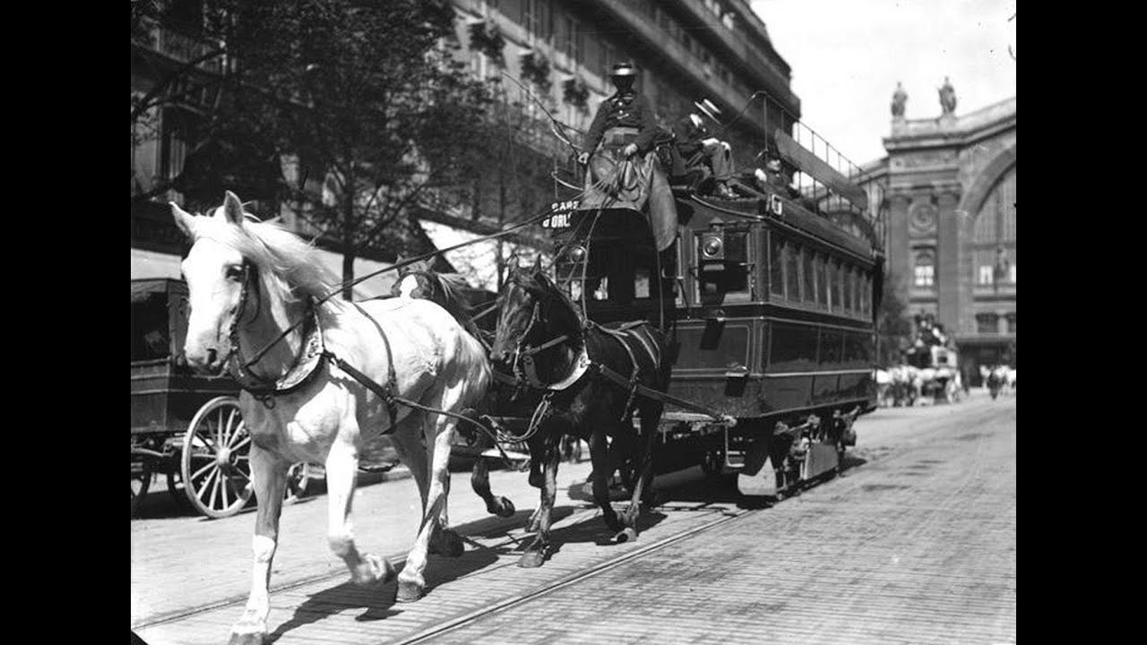Des chevaux a Paris au siècle dernier