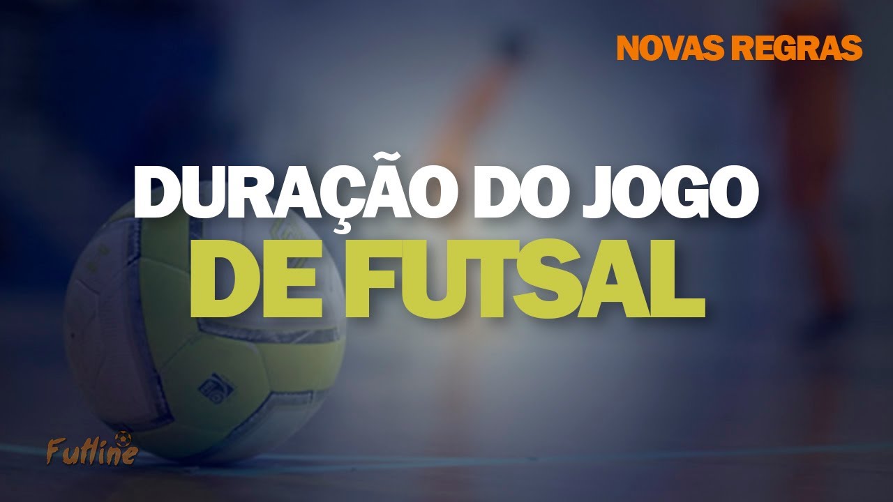NOVA REGRA para o TEMPO DE JOGO NO FUTSAL