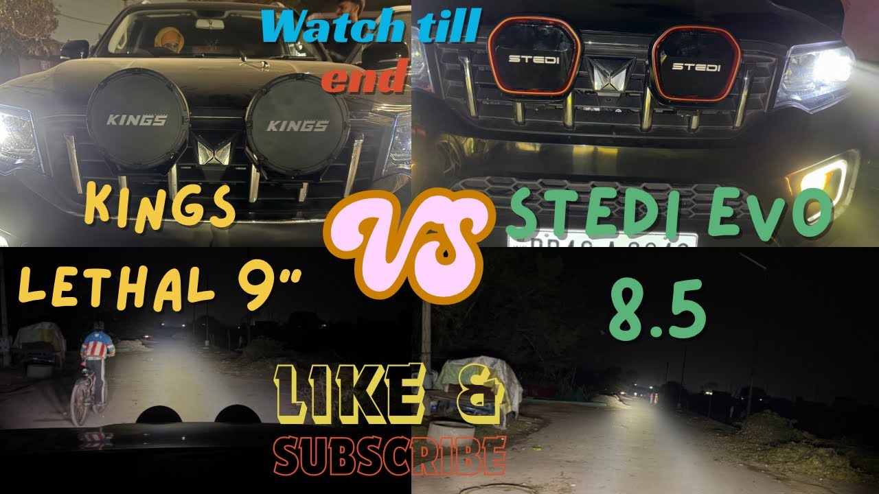 Kings lethal 9” vs Stedi evo 8.5// check output of both brands lights! Great output bruh 😎 