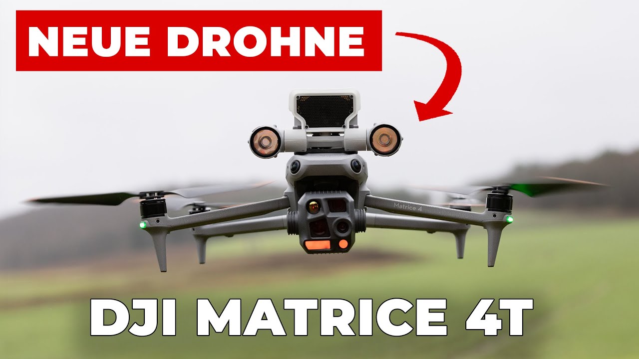 Die NEUE WÄRMEBILDDROHNE von DJI ist da! Vorstellung der DJI M4T (DJI Matrice 4 Thermal)