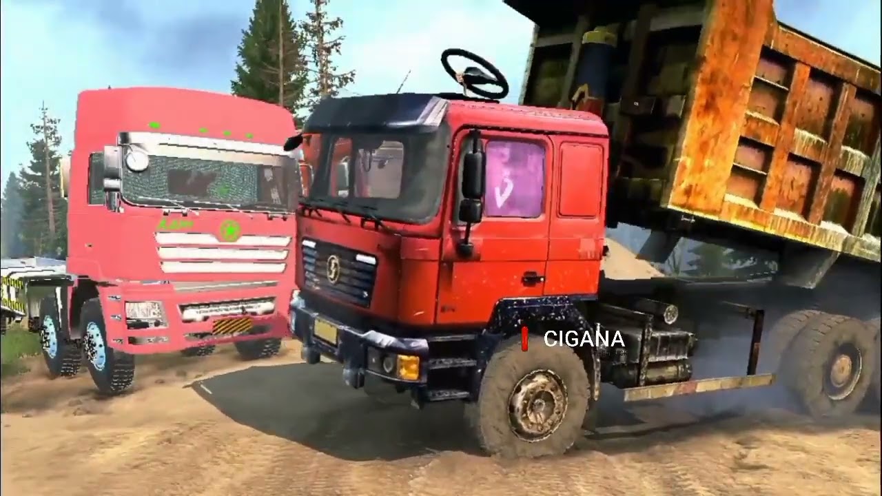 Truk joget super lucu || Truk dam, truk towing Joget joget lucu