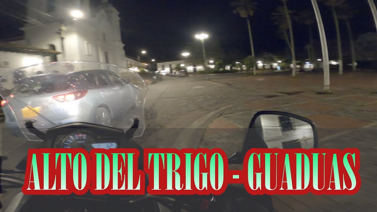 Alto del Trigo - Guaduas | Vstrom 650 XT 2023 | Viaje rel&aacute;mpago en la noche