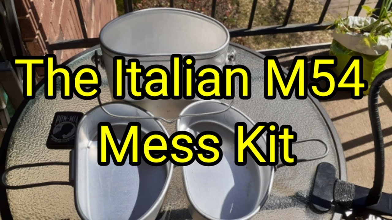 (198) 🔥🏕The Italian M54 Mess Kit
