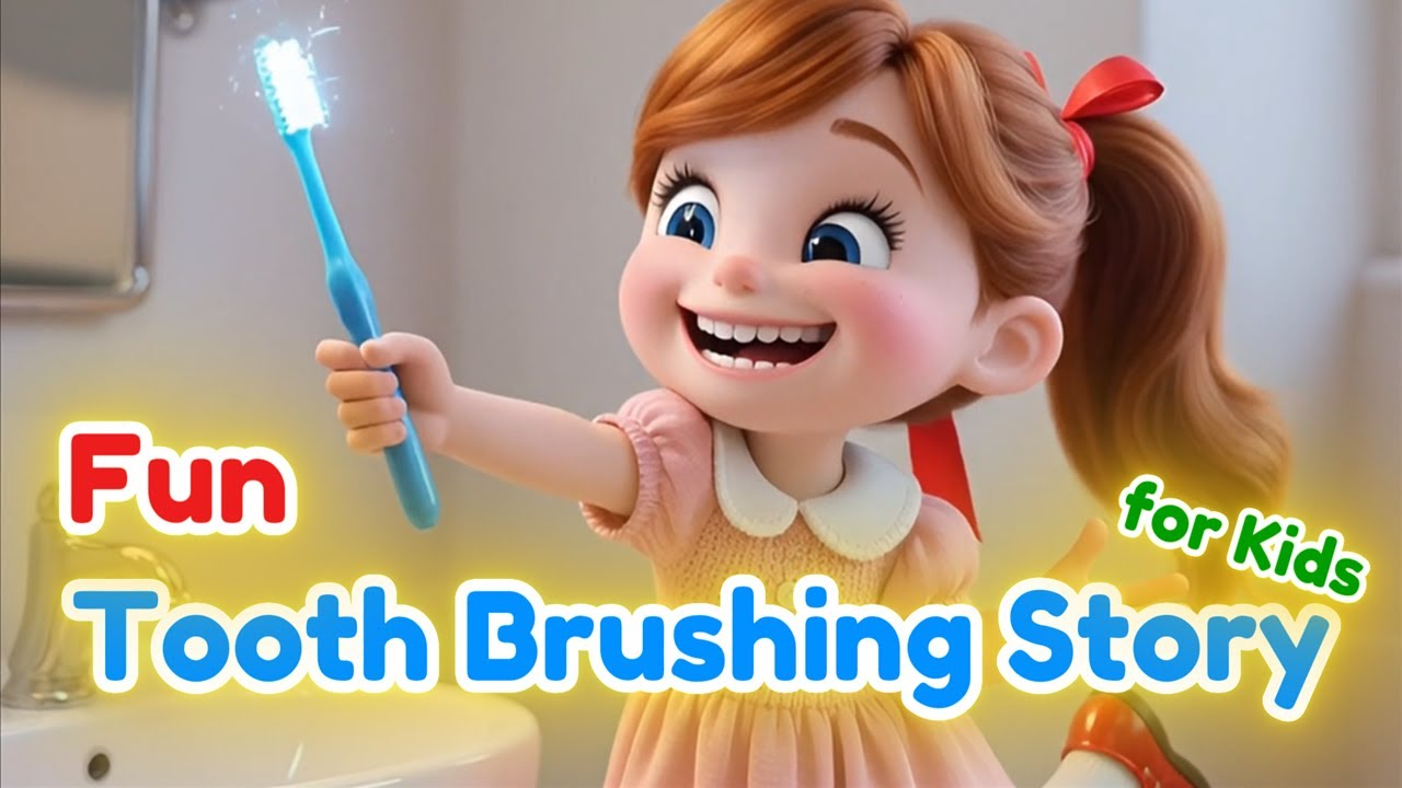 🦷 Let’s Brush Our Teeth! | Fun Tooth Brushing Story for Kids