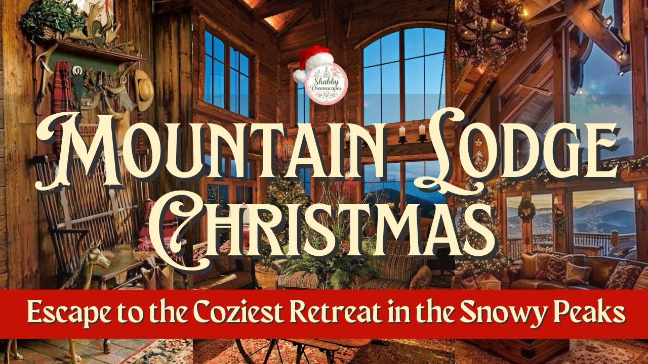 🏔️🎄 Nature’s Holiday Magic: Mountain Lodge Christmas Decor Inspiration