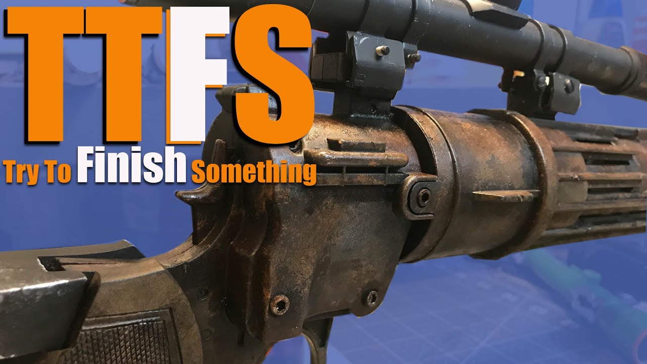 TTFS: Модифицированный бластер EE-3 Боба Фетта от Hasbro со светом и звуком