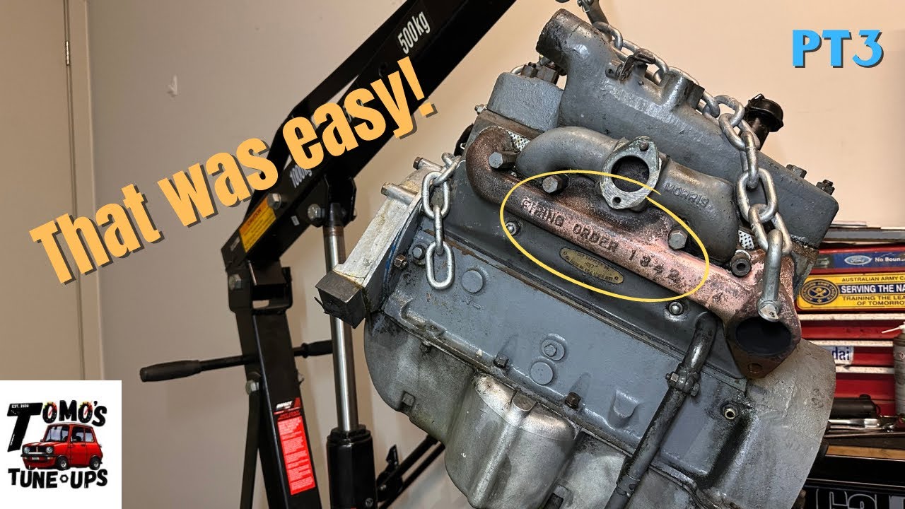 Morris Minor - Engine Removal - Part 3