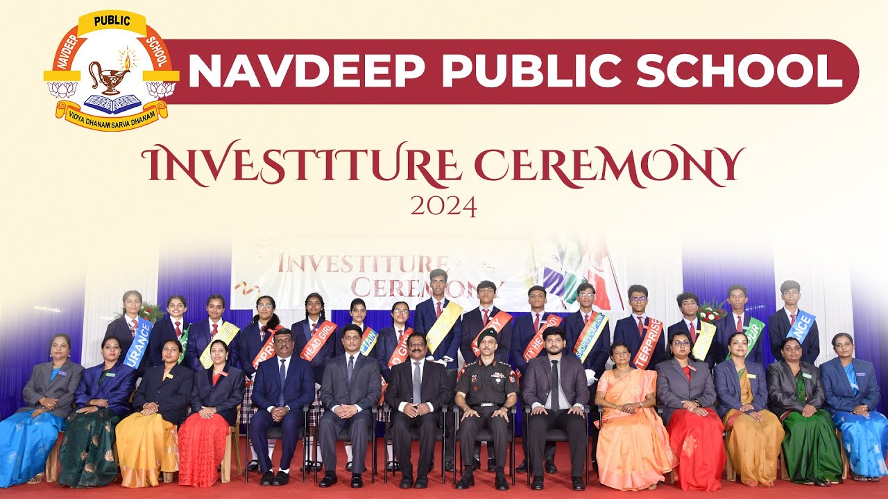 Investiture Ceremony 2024 | Col. F P Dubash | Navdeep Public School