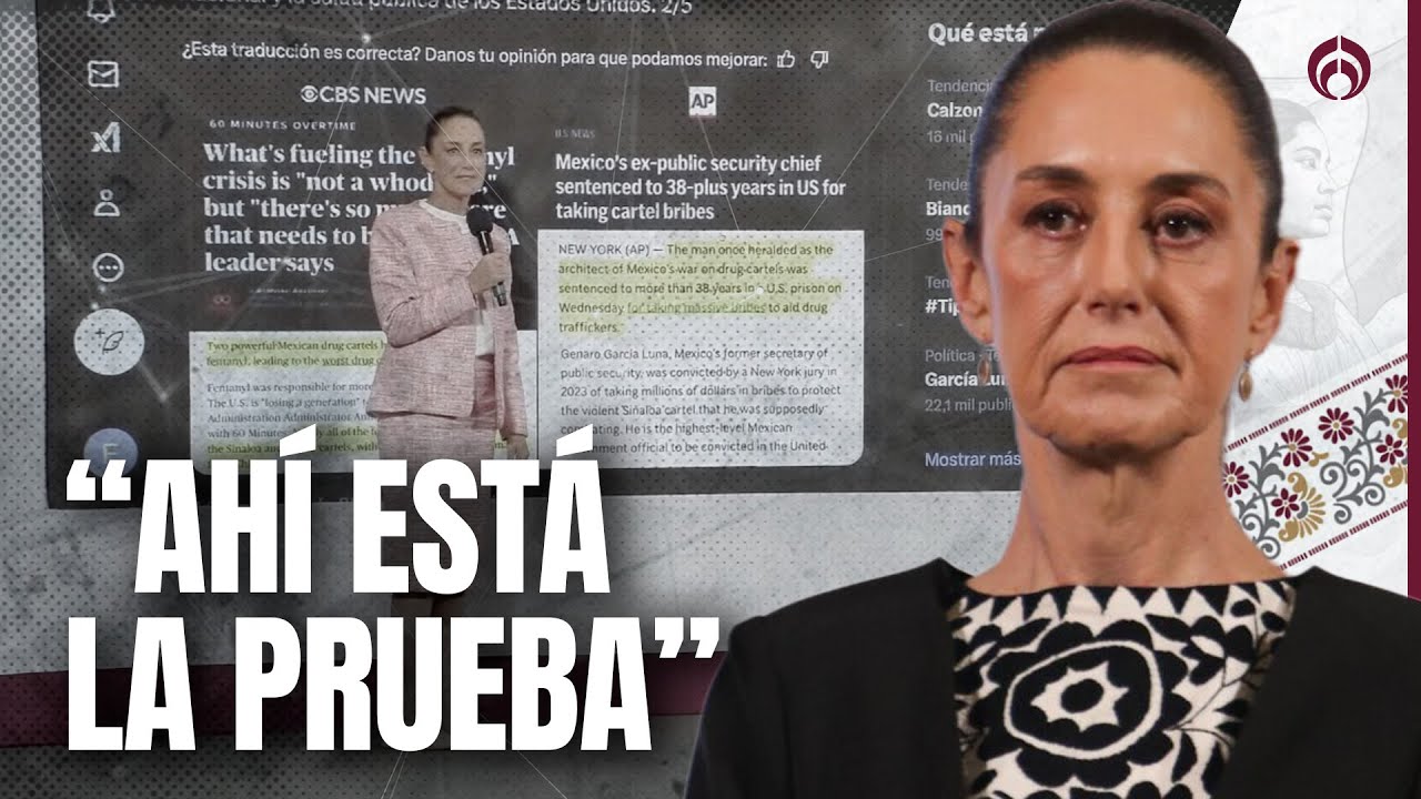 Casa Blanca acus&oacute; de narcogobierno, pero a &iexcl;Calder&oacute;n!, dice Sheinbaum