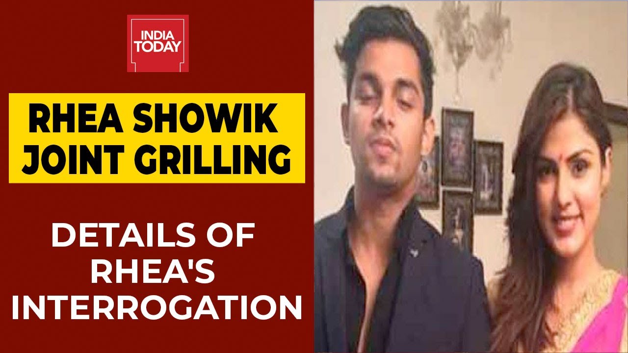 Rhea Chakraborty Gets Emotional When Confronted With Brother Showik| NCB Grills Rhea