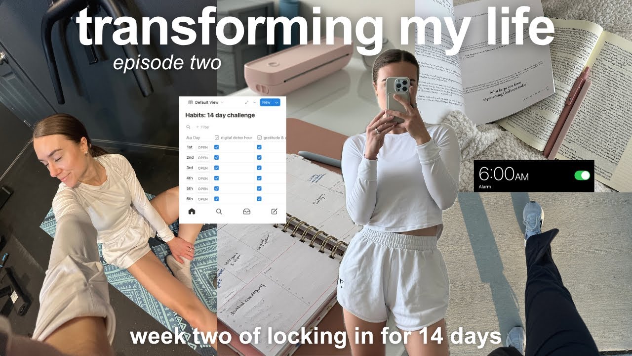 Changing my life in 14 days (ep. 2) | final week of locking in & staying consistent