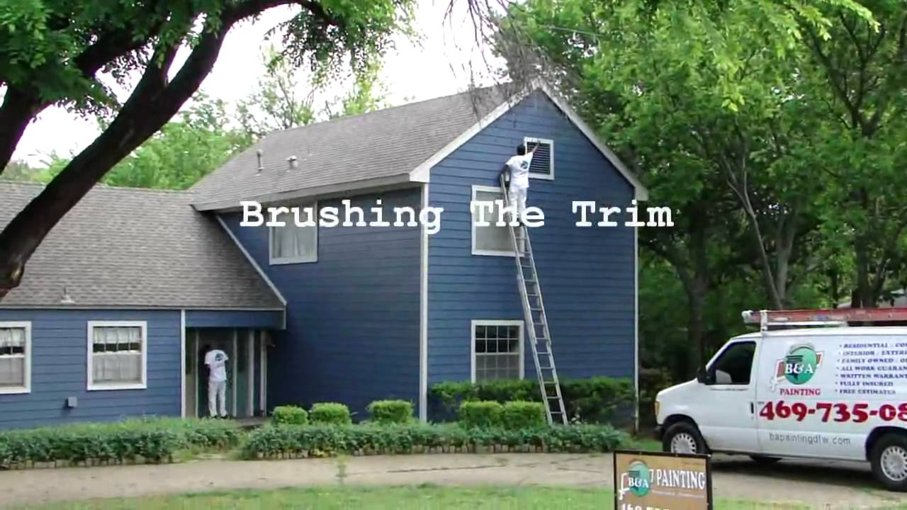 Exterior House Painting | Dallas FT. Worth | Spray Painting Exterior Home | Dallas Painters