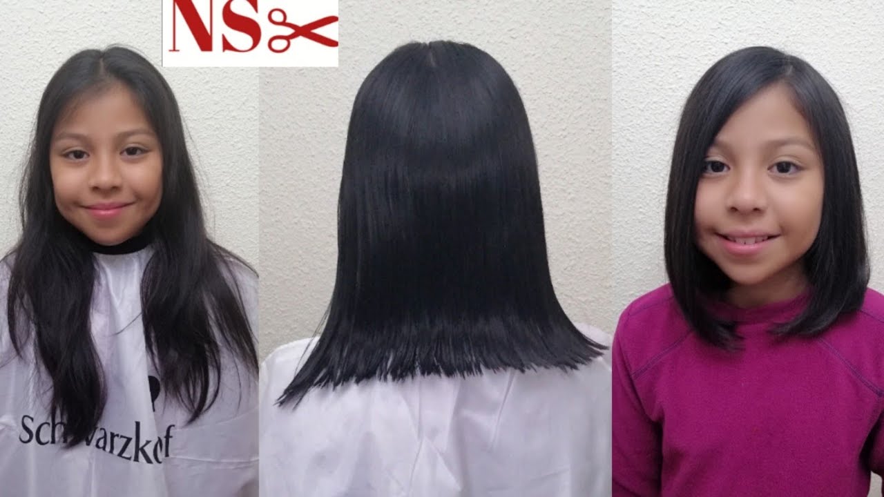 Corte Bob para niña paso a paso💇‍♀️💇‍♀️