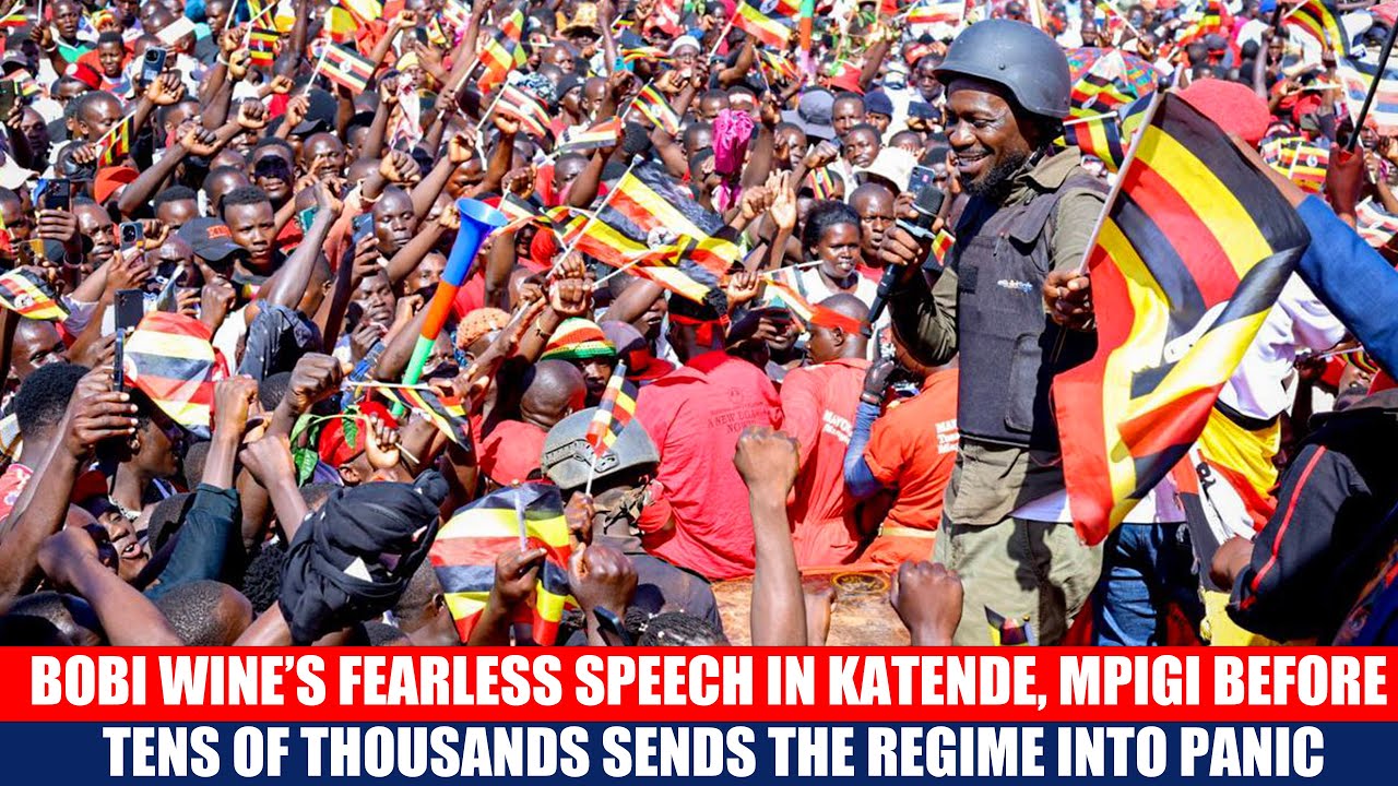 Bobi Wine’s Fearless Speech in Katende, Mpigi Before Tens of Thousands Sends the Regime into Panic