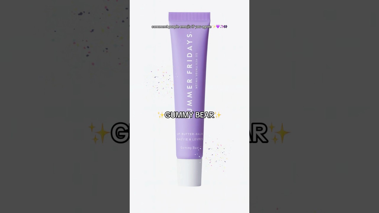 NEW Gummy Bear Summer Fridays?! 👀💜✨ #skincare #freepreppyclip #skincareproducts #makeup #beauty