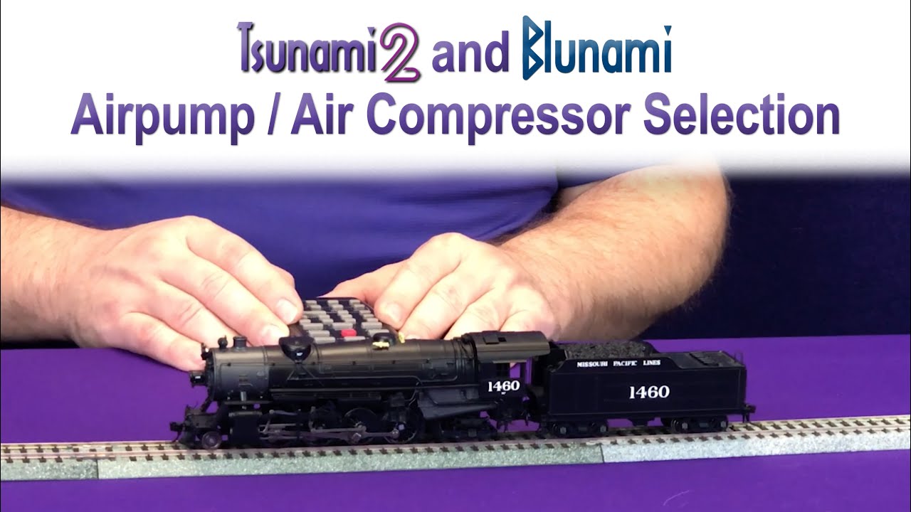 Air Compressor Selections with Tsunami2 and Blunami Decoders