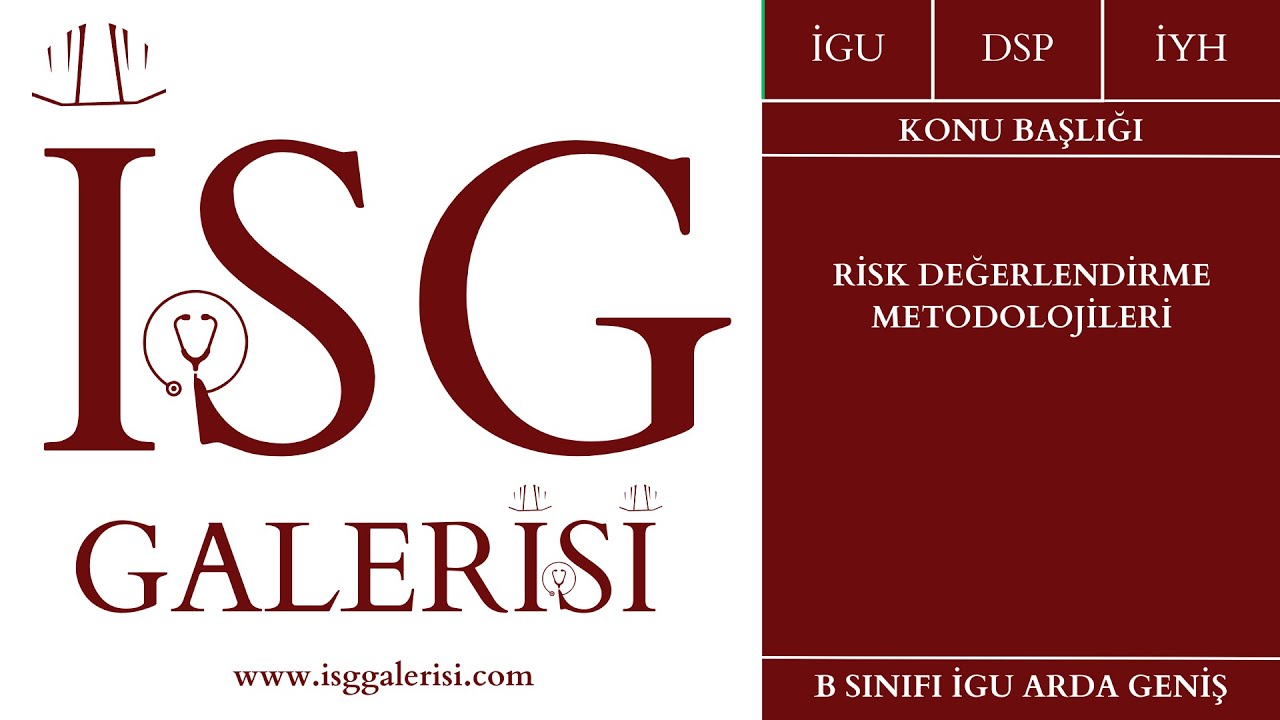 4) RİSK DEĞERLENDİRME METODOLOJİLERİ (FMEA - L MATRİS - HAZOP - PHA - HTA - ETA - CCA - FİNE KİNNEY)