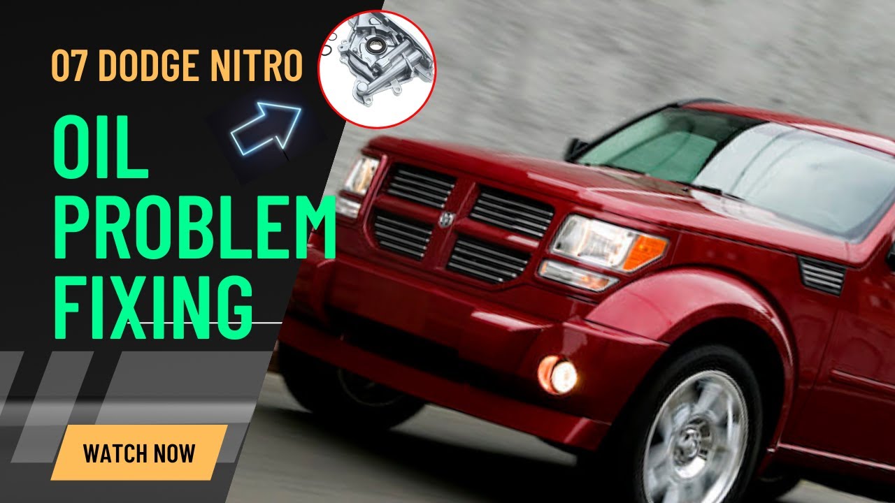Dana's Garage 07 Dodge Nitro, низкий расход масла/обслуживание масла.