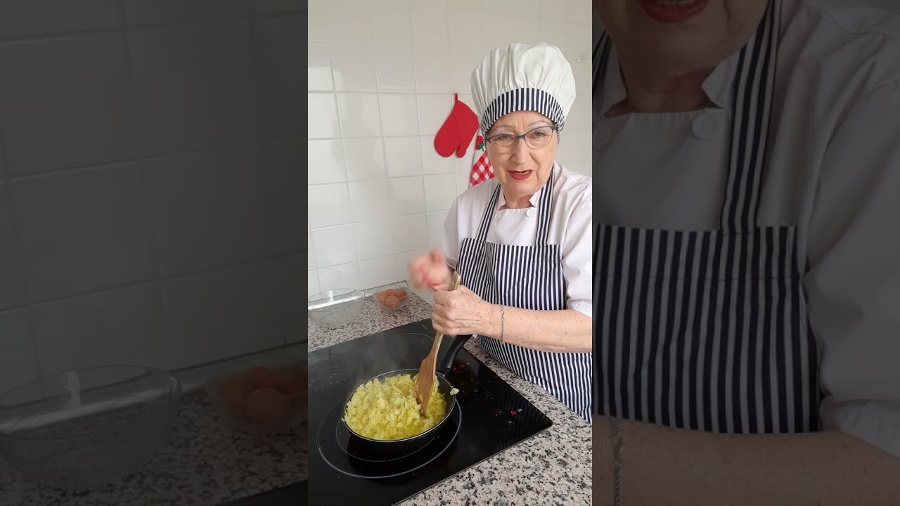 TORTILLA DE PATATA CON CEBOLLA - RECETA TORTILLA ESPAÑOLA FACIL
