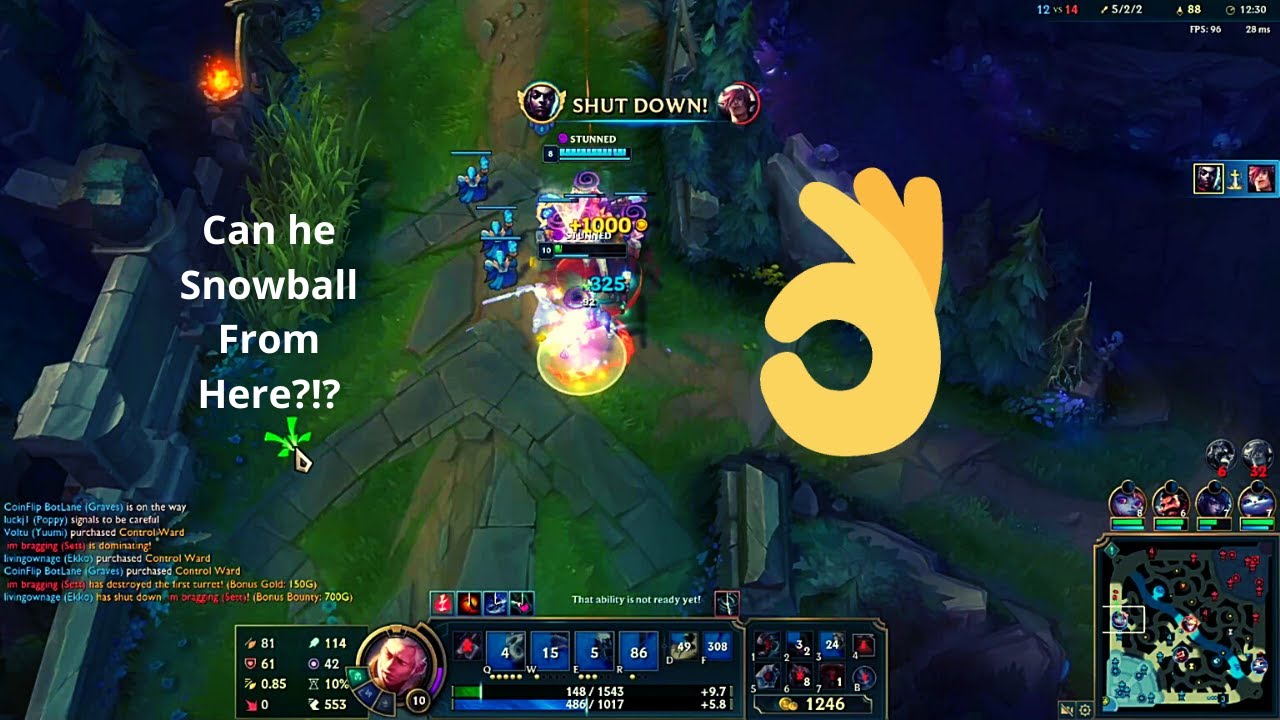 Ekko vs Ezreal Mid league of legends