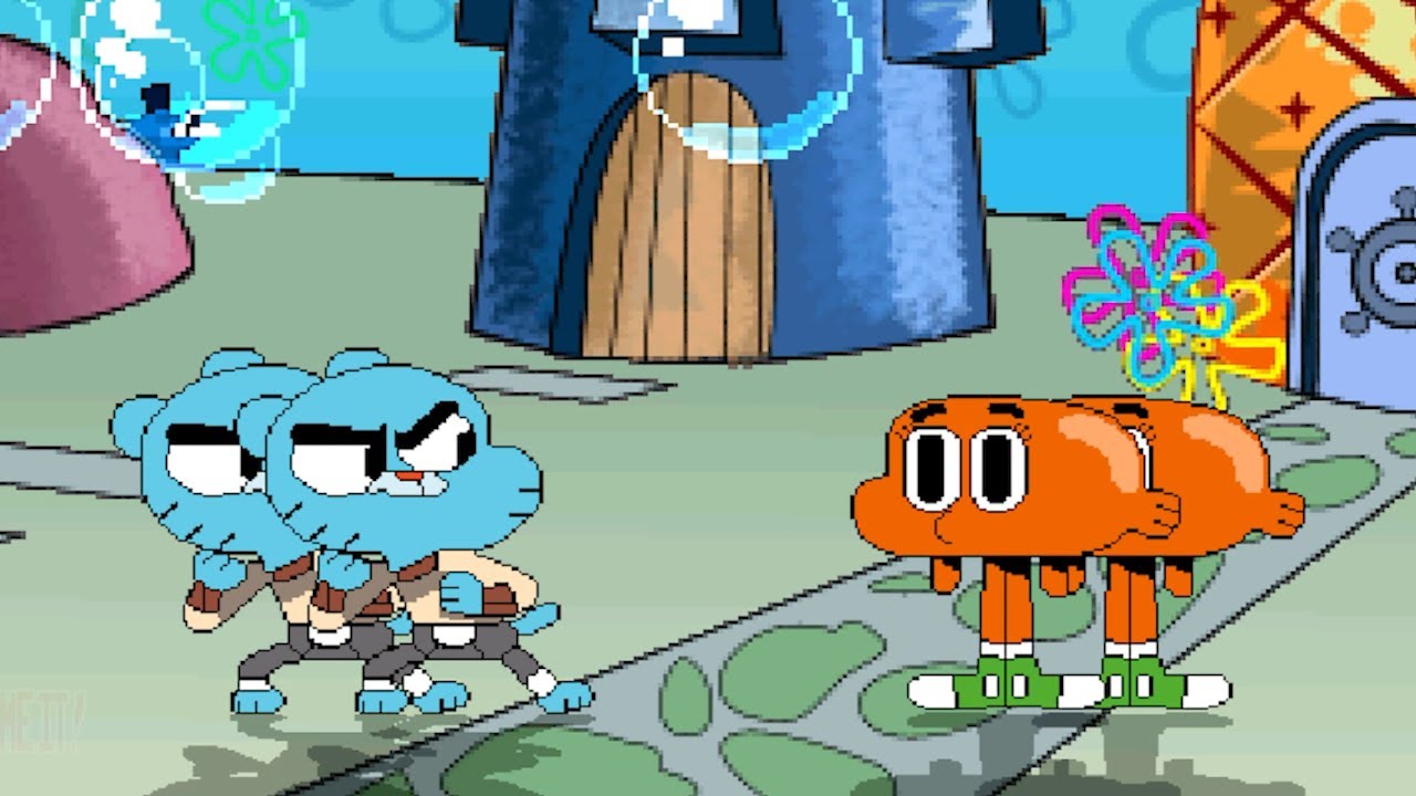 TEAM DOUBLE GUMBALL  VS  TEAM DOUBLE DARWIN | RACE TO 3 WINS