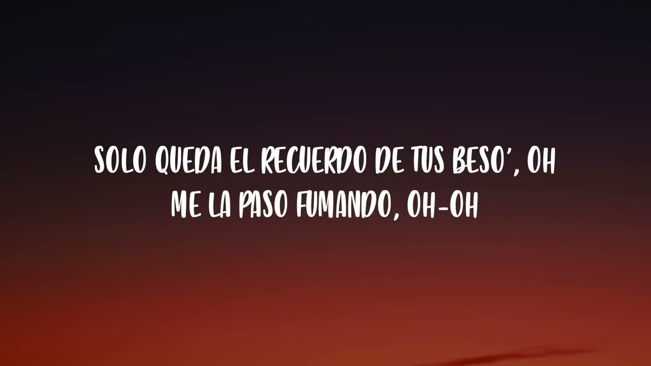 Blessd - Ryan castro - Fumando - ( Letra / Lyrics )