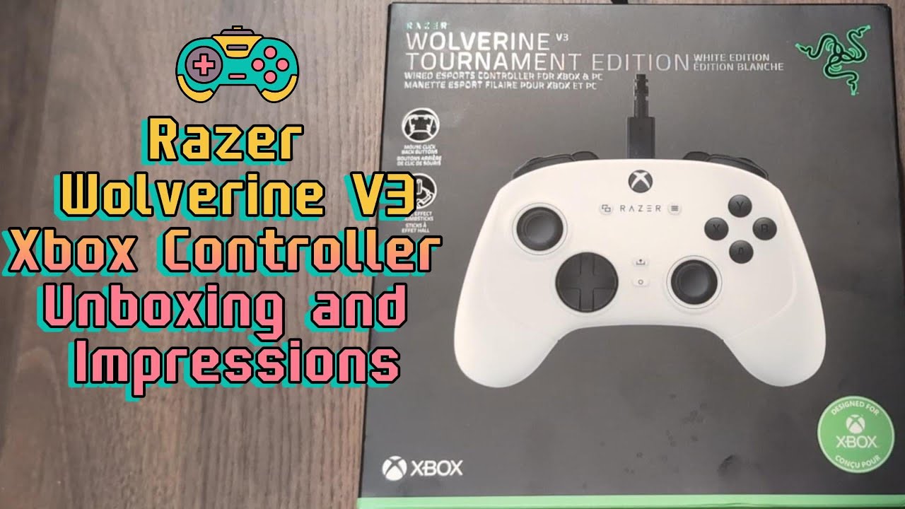 Razer Wolverine V3 Xbox Controller Unboxing and Impressions