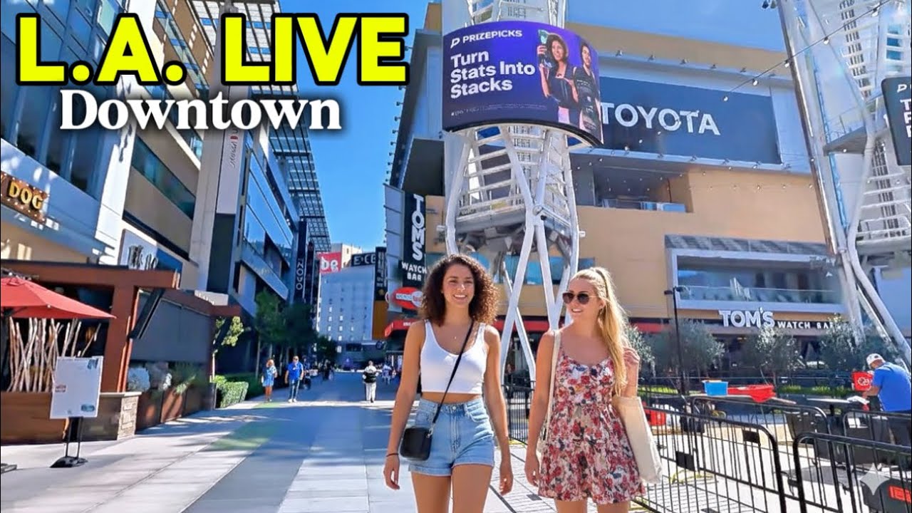 LA LIVE Walking Tour - Downtown Los Angeles is ALIVE! 🔥