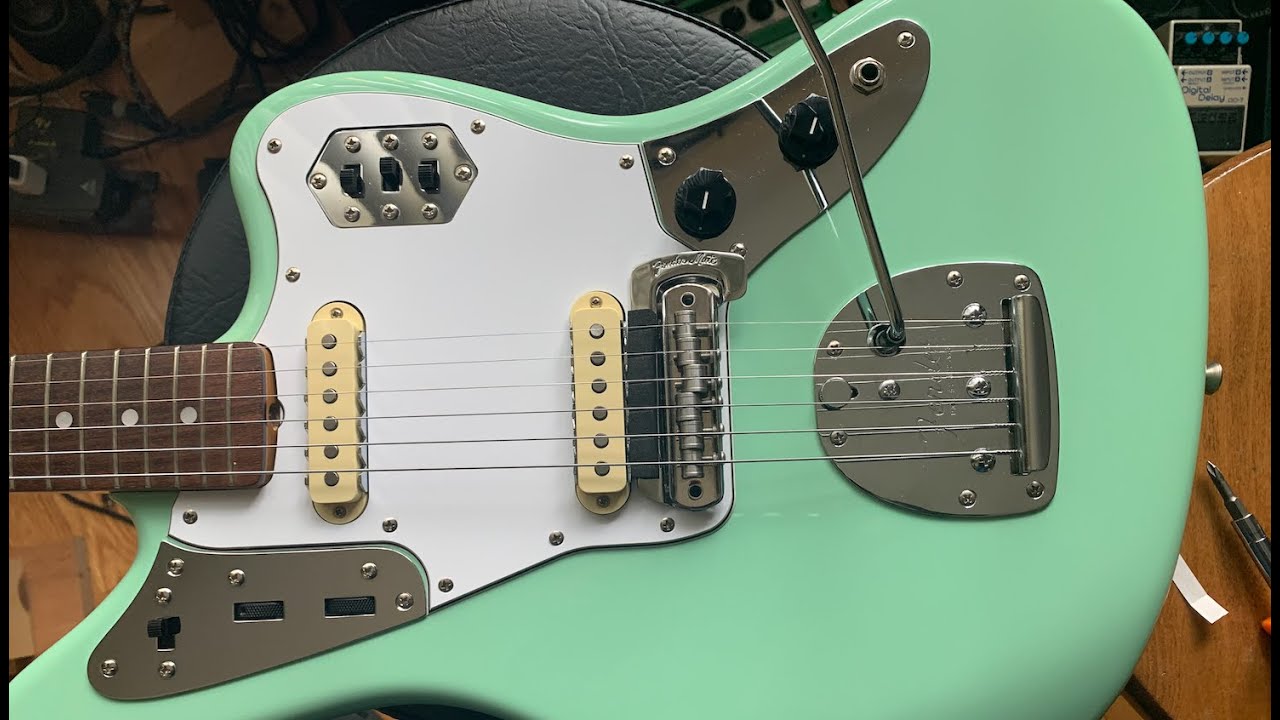 How to install a Fender Jaguar mute plate