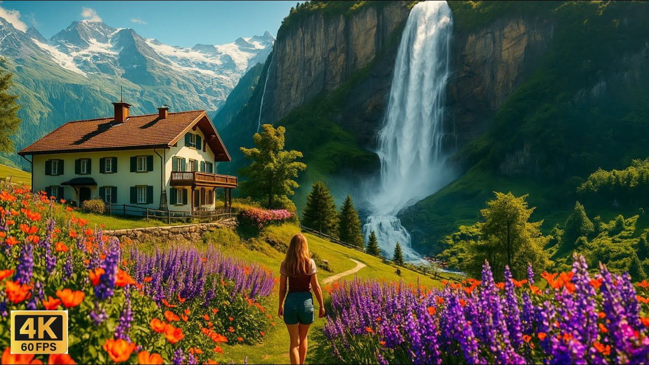 Walking Down 600m Engstligen Falls, Switzerland!