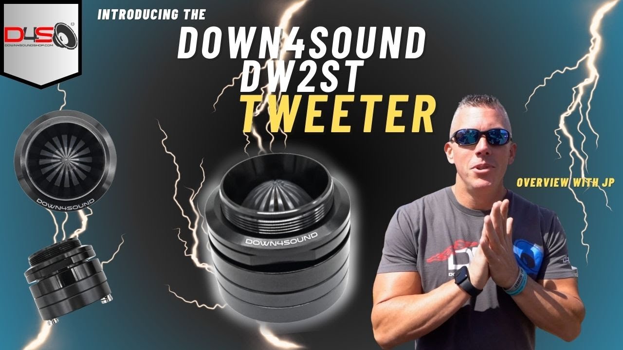 THE DOWN4SOUND DW2ST TWEETER COMBINES OPTIMAL SIZE AND PUNCH!