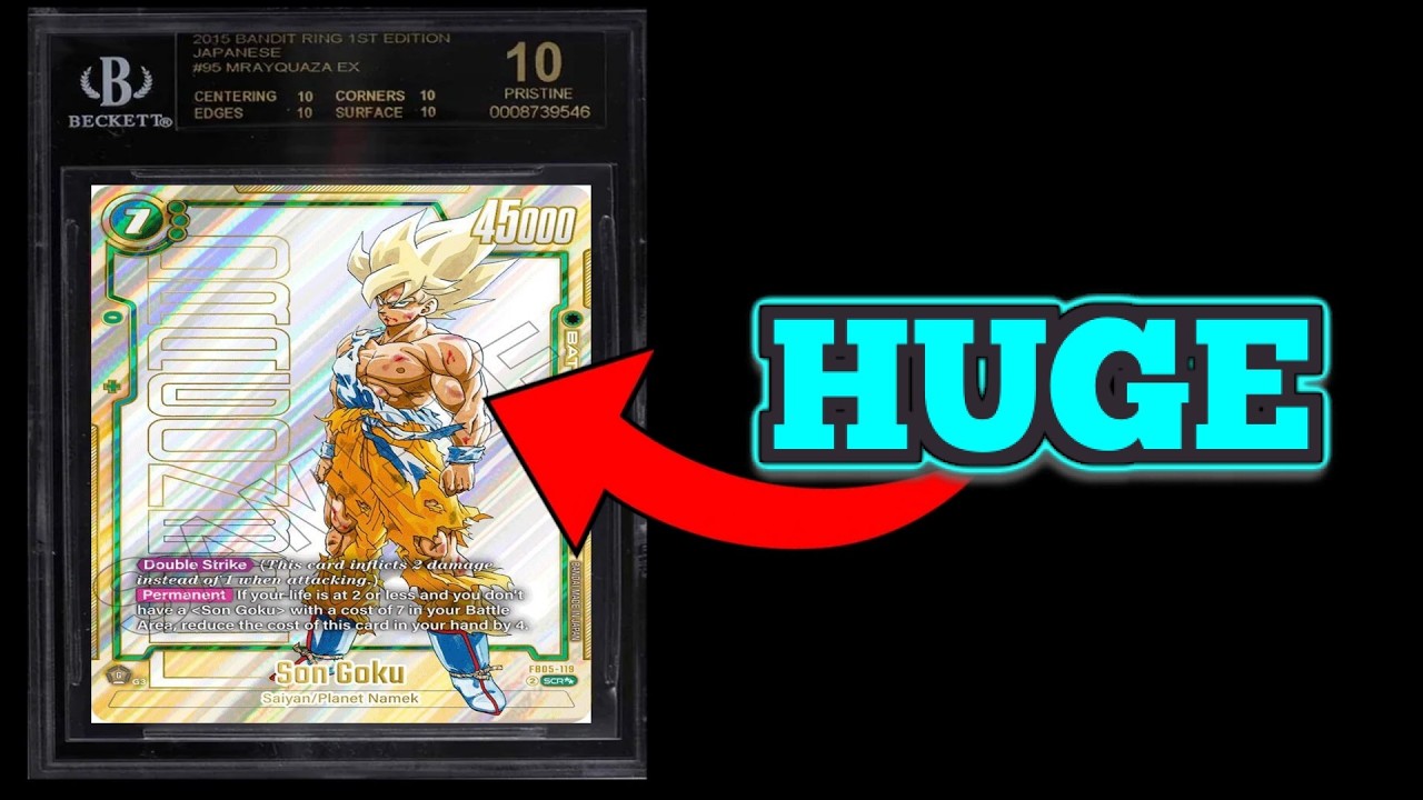 Черная этикетка самой продаваемой карты! Манга-понедельник - Рынок карт Dragon Ball