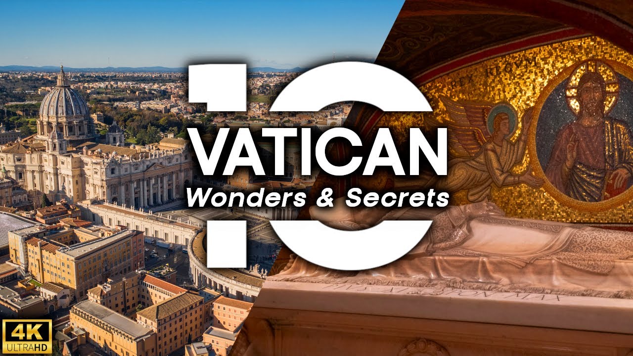 Ватикан 🇻🇦 Топ-10 загадочных и секретных мест Рима, которые стоит посетить | Путеводитель 4K