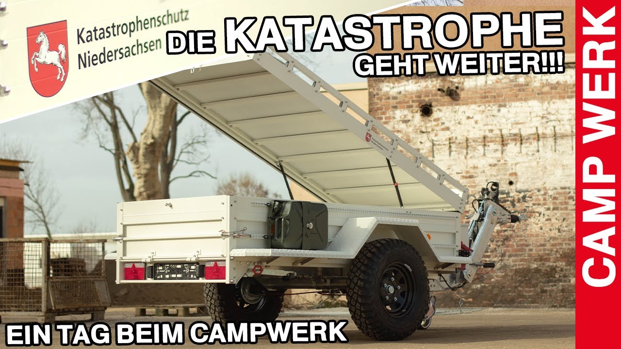 Part II: CARGO Offroad Anhänger für den Katastrophenschutz | Ein Tag beim CAMPWERK