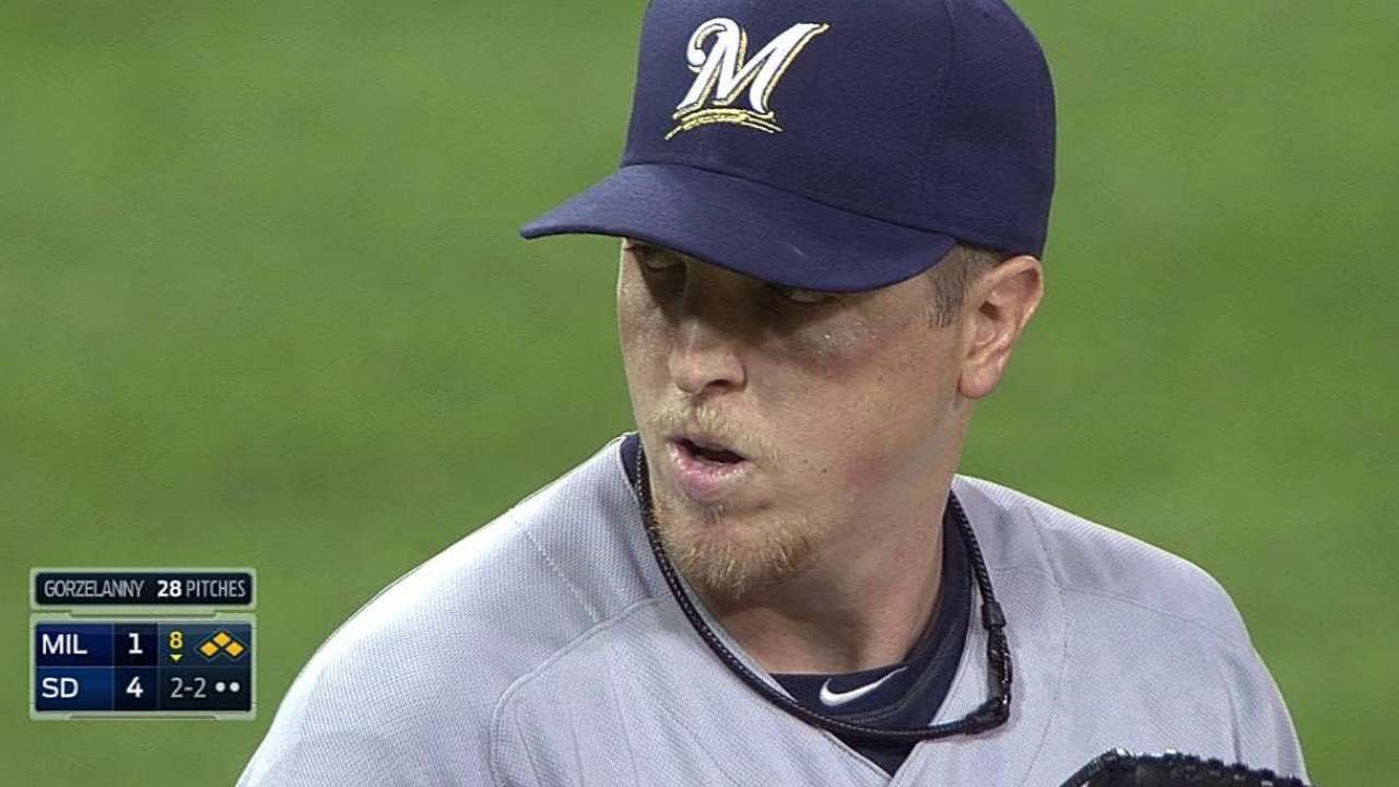 MIL@SD: Gorzelanny fans Venable to get out of jam