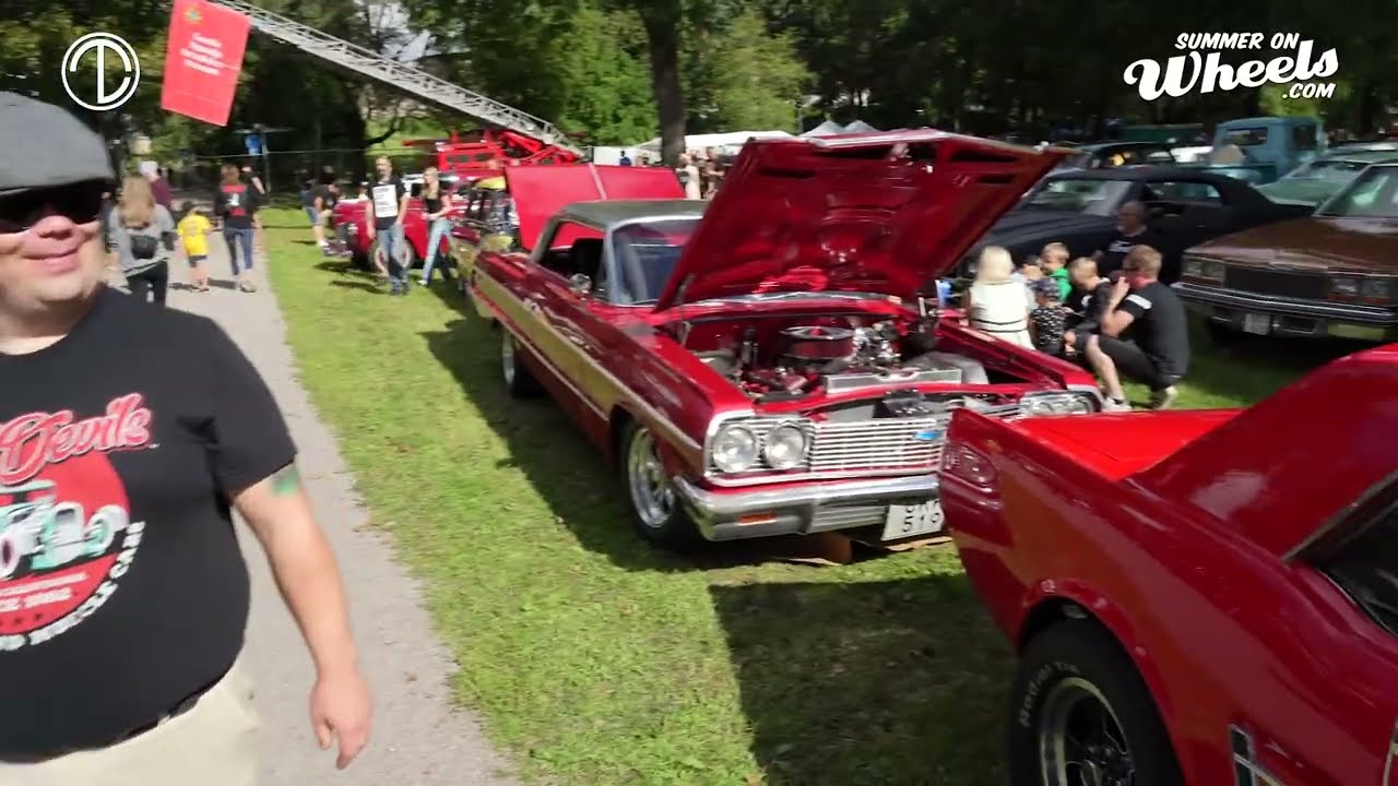 Honky Tonk American Car Show Uppsala med Cruising