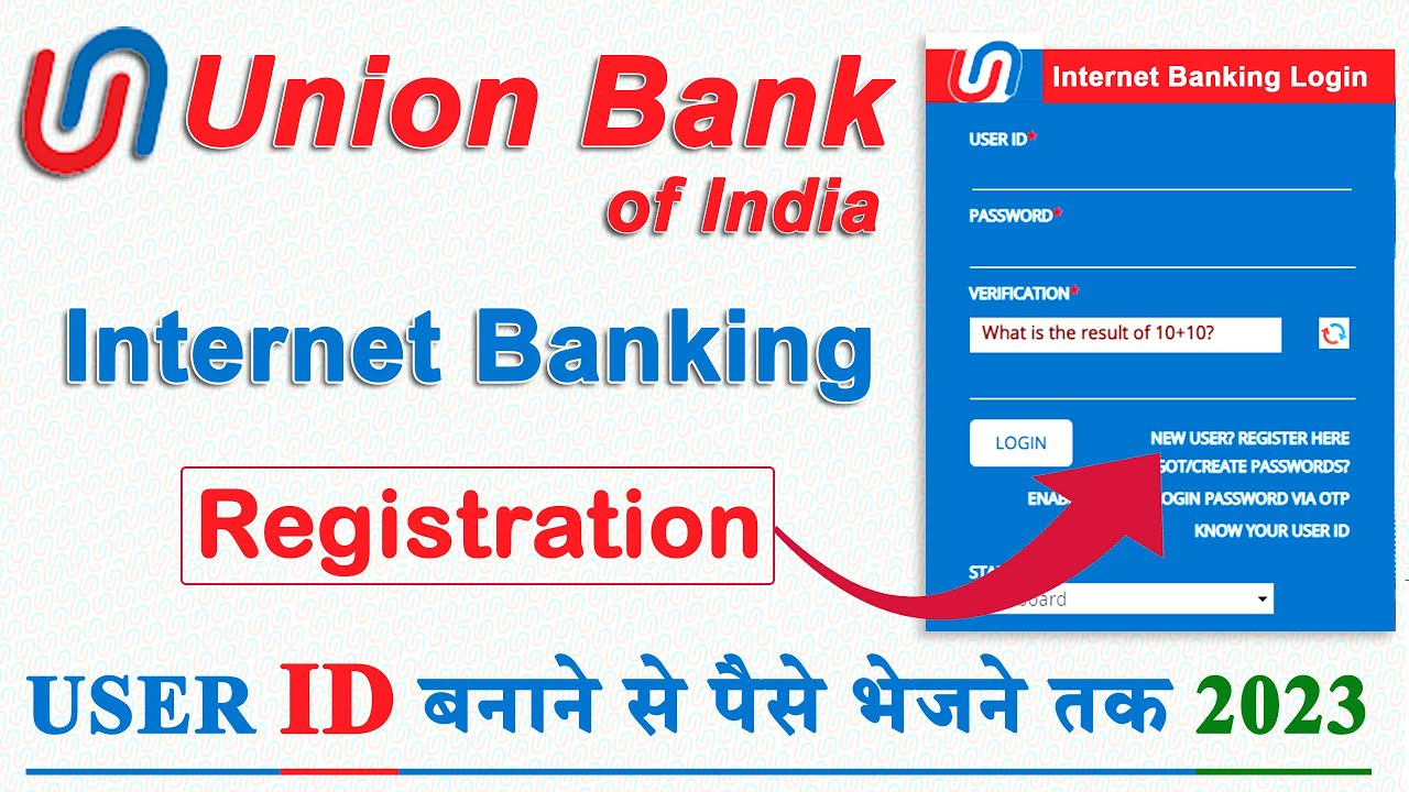 Union bank net Banking Registration 2023 | UBI net banking Registration 2023
