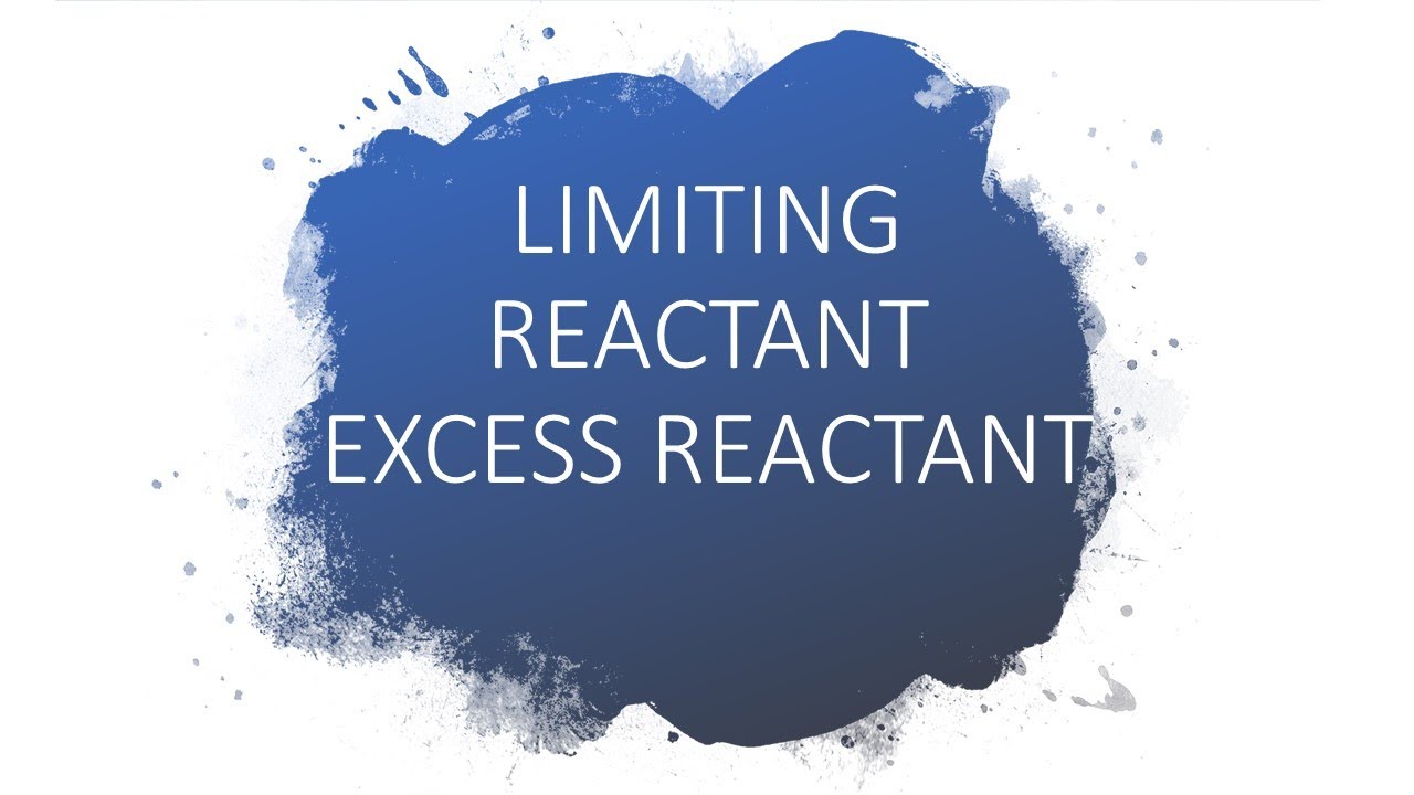 LIMITING REACTANT AND EXCESS REACTANT (TAGALOG )