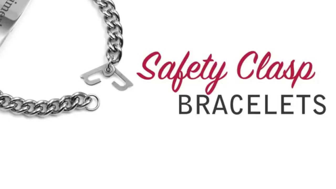Safety Clasp Bracelets for Alzheimers, Parkinsons, Autism and Dementia