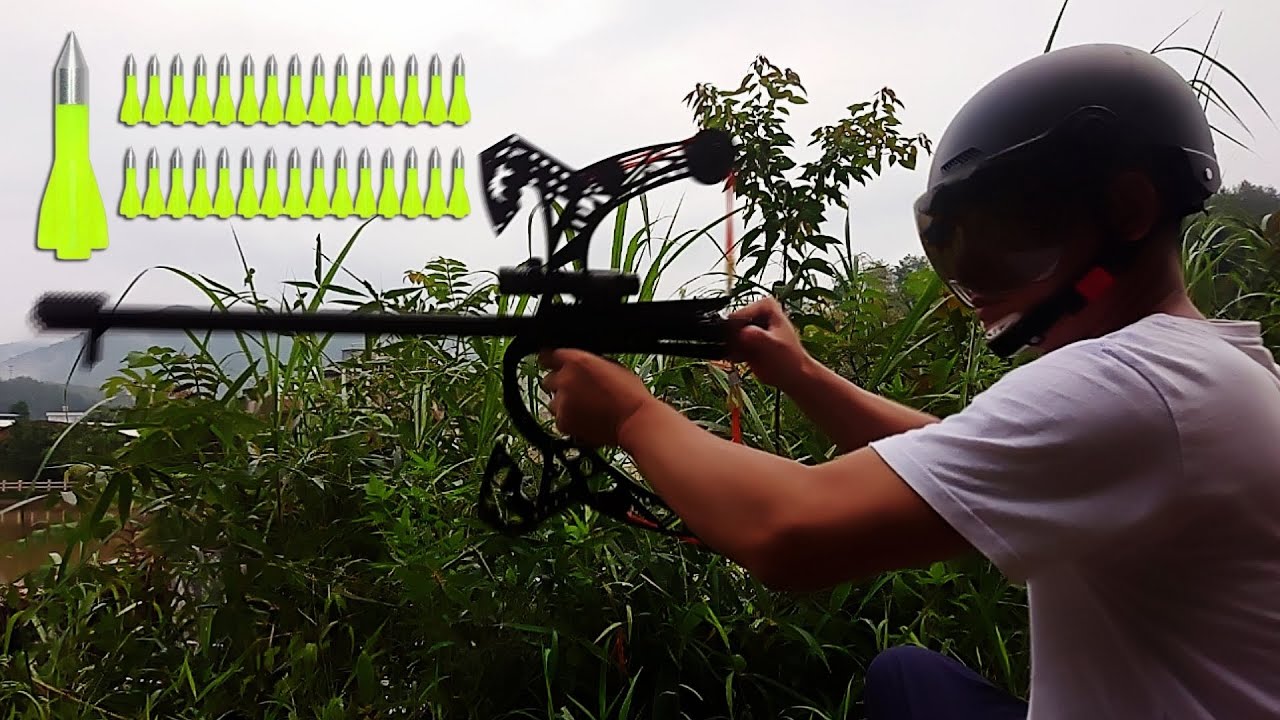 More Funs ! This Repeating Bow Combines Crossbow and Slingshot Powerful