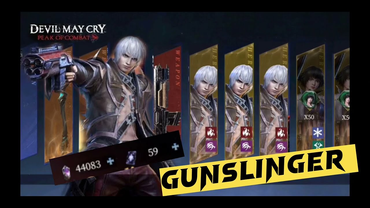Devil May Cry Peak of Combat/ Summoning for Gunslinger-Dante(Asia)
