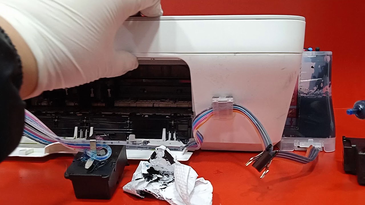 Cómo corregir el aire en nuestra impresora con sistema de tinta continuo adaptado