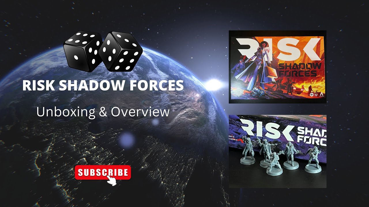 Risk Shadow Forces Unboxing and Overview - Risk Board Game - Board Game Risk