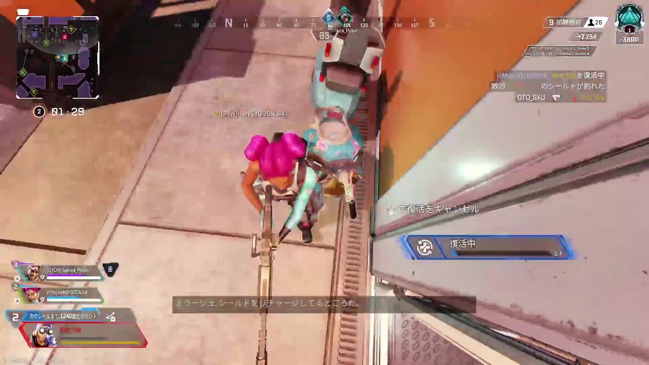 apex始めました　野良に怒られたくない