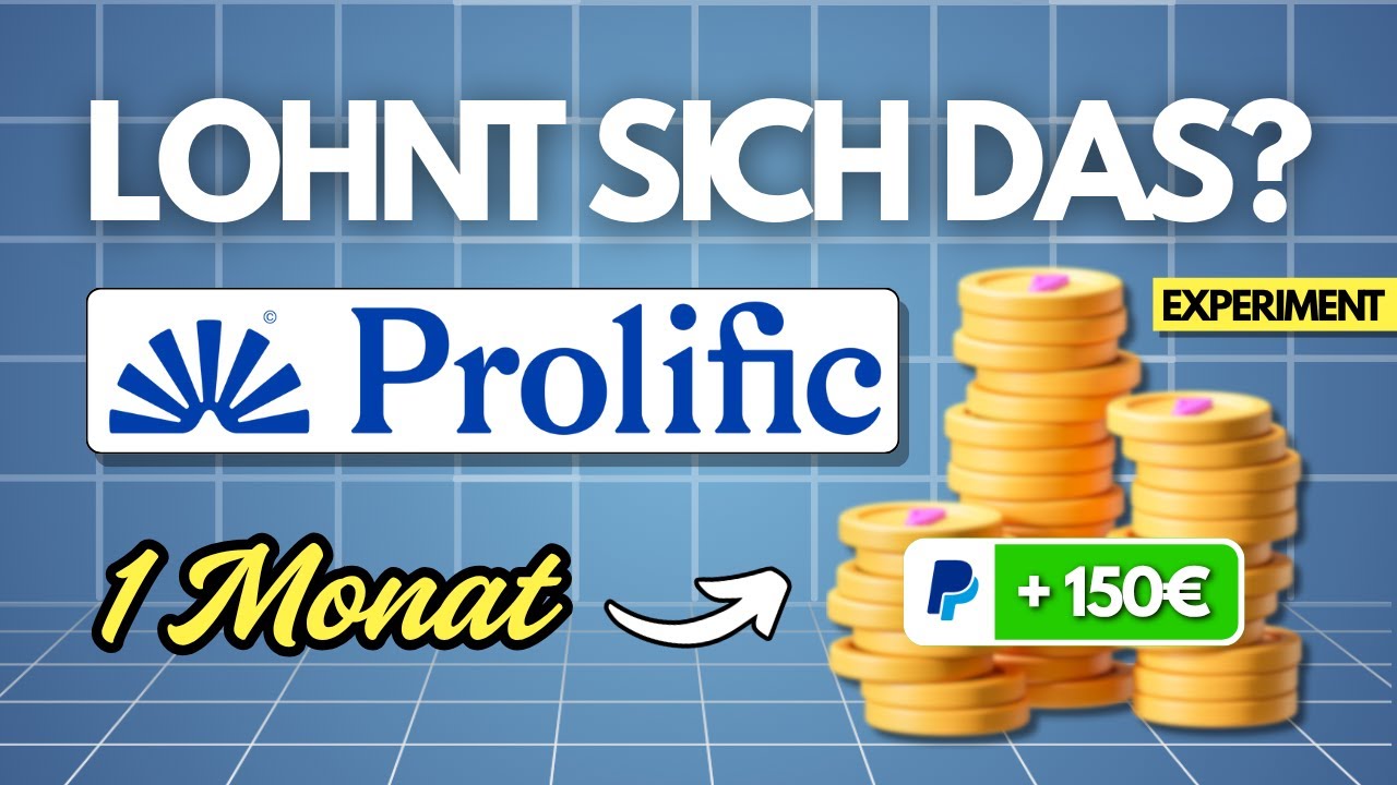 Prolific als Sidehustle? Meine Einnahmen in einem Monat