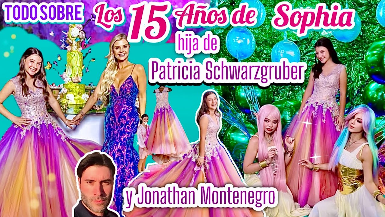 Los 15 Años Sophia hija Patricia Schwarzgruber y Jonathan Montenegro
