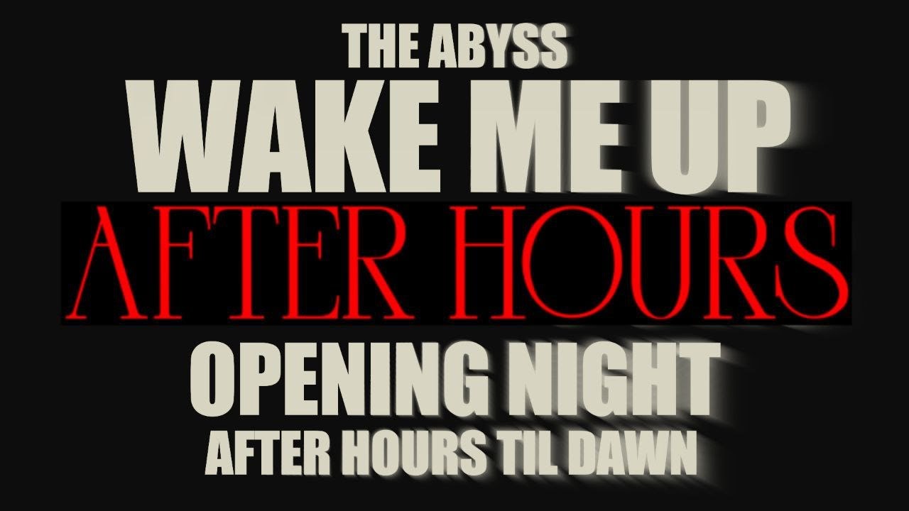 The Weeknd - The Abyss / Wake Me Up / After Hours / Opening Night (Studio Remake) Prod by. Olixter