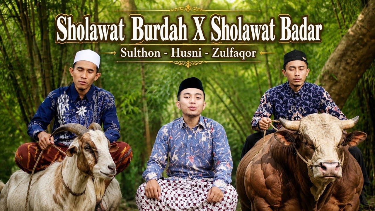 Sholawat Burdah X Sholawat Badar - Sulthon - Husni - Zulfaqor
