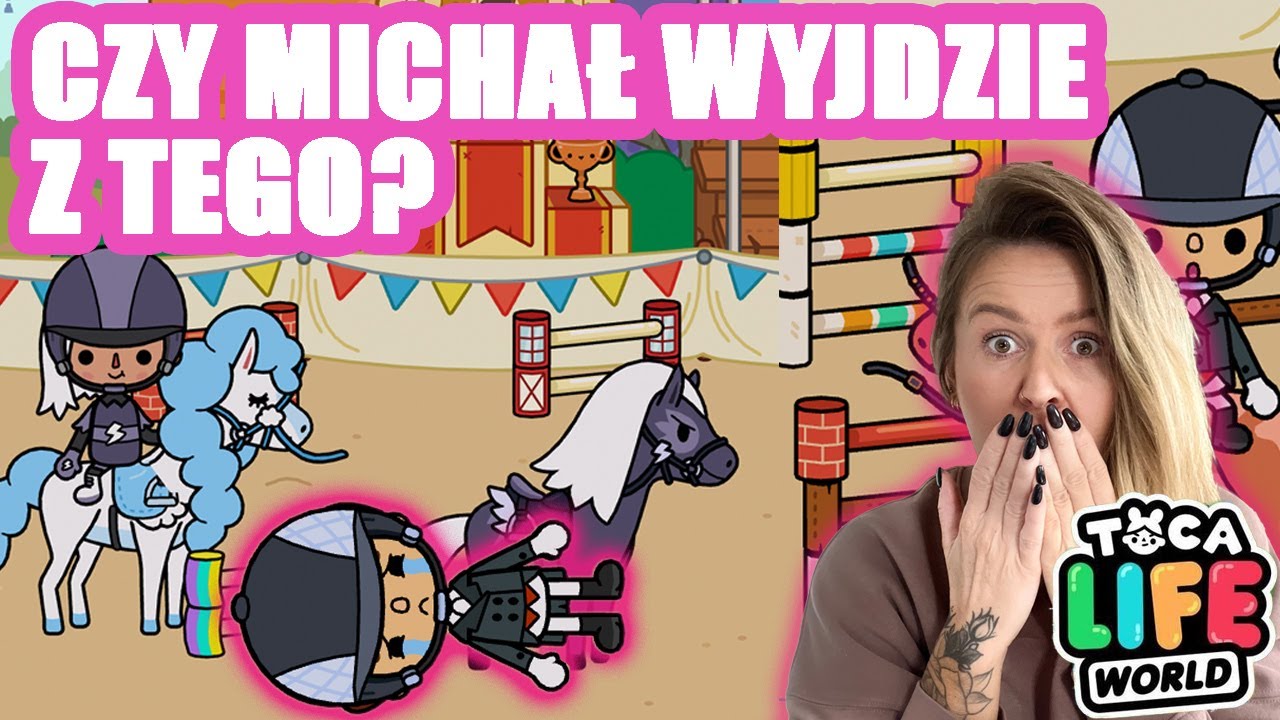 TOCA BOCA🌎CZY MICHAŁ WYJDZIE Z TEGO WYPADKU?😖😖 KONKURS DLA FANÓW KONI!🤩🐴🐴🐴