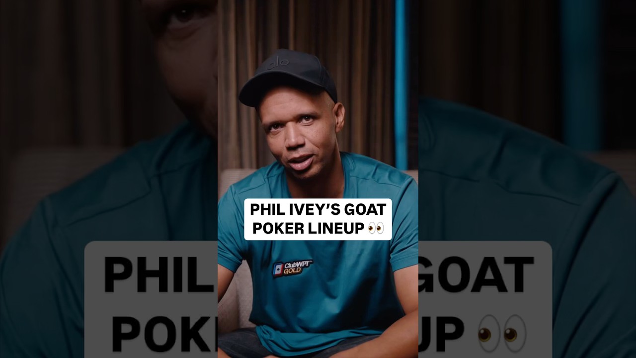 Phil Ivey&rsquo;s GOAT Poker Lineup 👀🐐 #poker #wpt #shorts #philivey